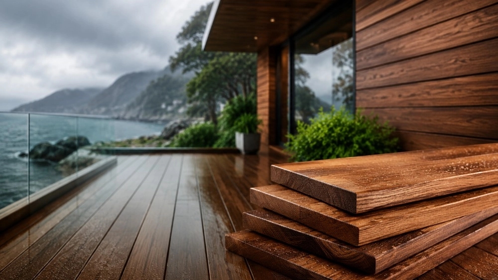 Nemli havalara uygun, dayanımı yüksek thermowood satın alın
